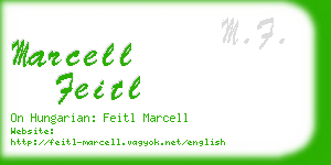marcell feitl business card